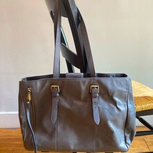 Hobo “Cabot” Shoulder Tote Bag, Gray
